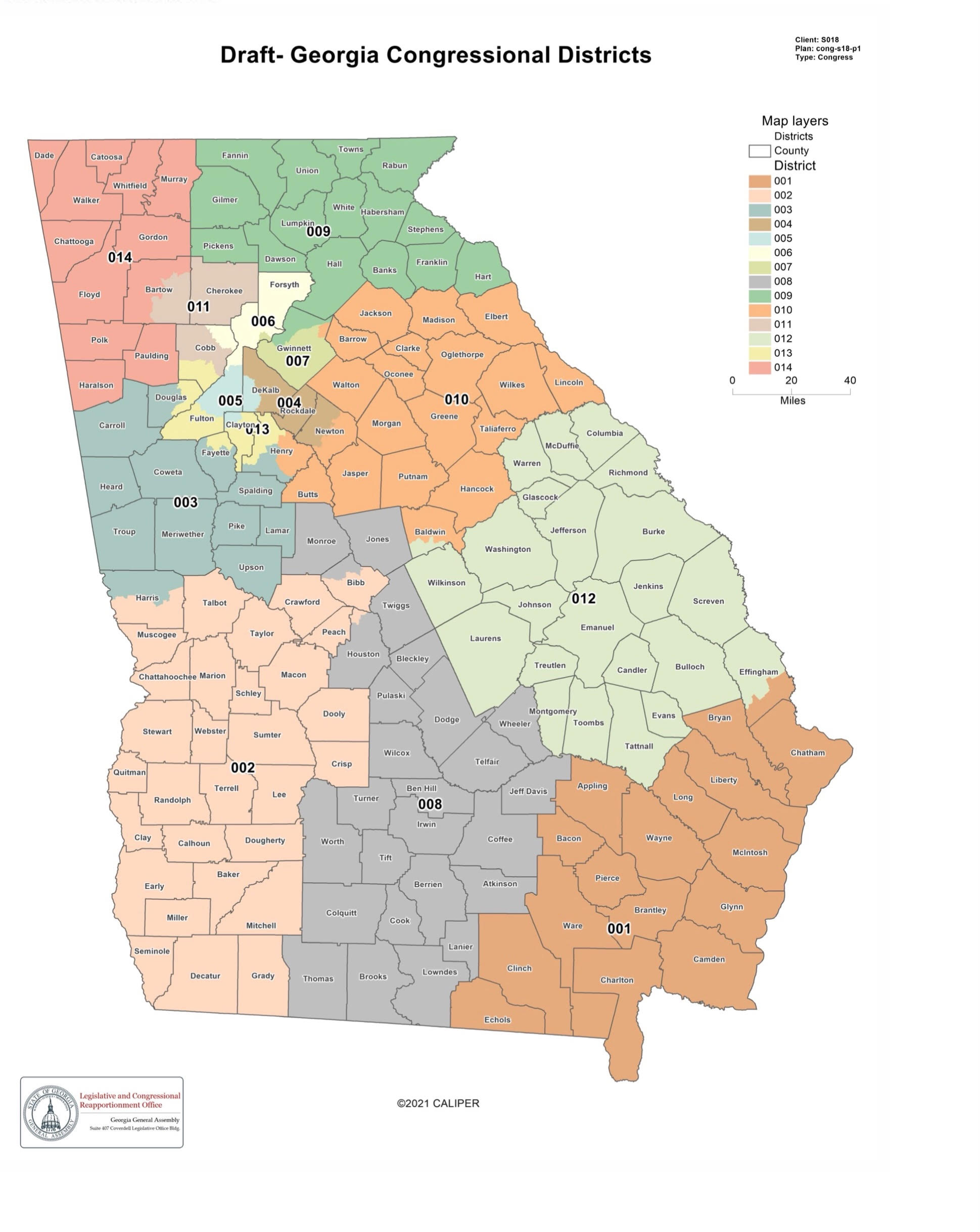 Georgia Senate Releases Proposed Congressional Map - Democracy Docket
